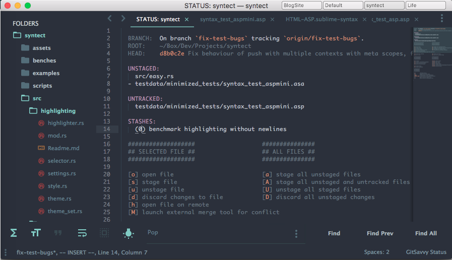 sublime text editor grep